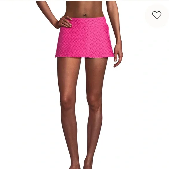 Lands' End Plus Size Tummy Control Swim
Skirt. Prism Pink - bright. Size 16. NWT - Picture 2 of 6